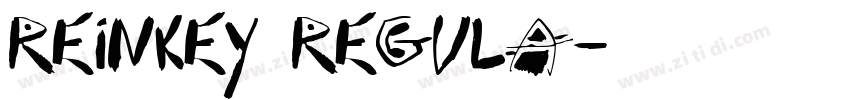 Reinkey Regula字体转换